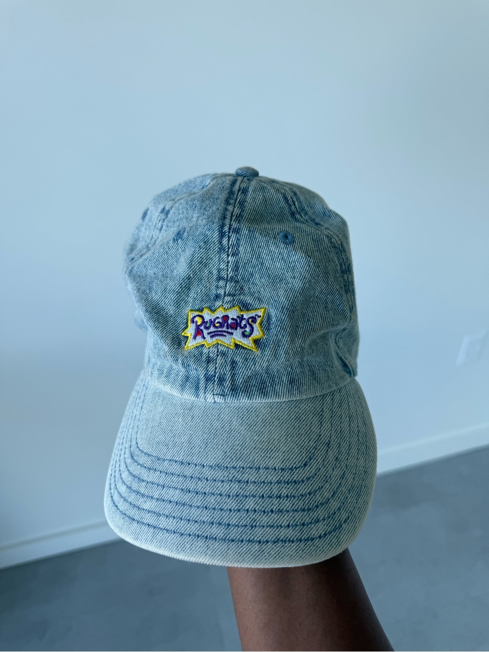 Nickelodeon rugrats Light Wash Denim Baseball Cap